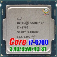 ซีพียู CPU Core i7 6700 / i7 7700 / 4C 8T / 65W / Socket LGA1151/ ฟรีซิลิโคน จัดส่งไว