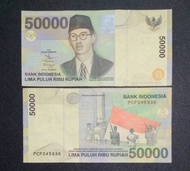 Uang Kuno Indonesia 50.000 Rupiah 1999
