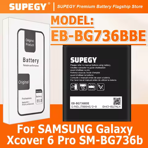 High capacity Battery EB-BG736BBE For SAMSUNG Galaxy Xcover 6 Pro sm-bg736b Battery Battery + Free T