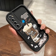 Case For Xiaomi Redmi Note 8 8T 8 Pro Phone Shockproof Soft Silicone All-Inclusive Coffee Milk Tea P