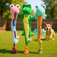 Pet Toys Snake Knots Sounding Toys Puppy Cat Training Interactive Relieve Boredom Tearing Bites Bite