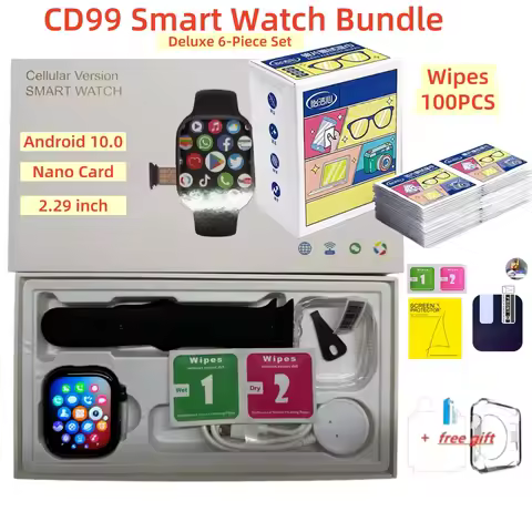 CD99 watch X 5G smartwatch 2.29inch AMOLED 5G LTE smart watch with 180 ° rotary camera GPS WiFi SIM