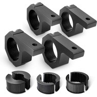 Nilight - 90020D 4PCS Mounting Bracket Kit LED Off-Road Light Horizontal Bar Tube Clamp Roof Roll Ca