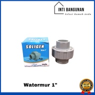 Watermur PVC Union Uno Plastic Water Nut/ 1 inch 1" Pipe Connector