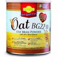 Biogrow BG22 Oat Bran Powder Plain/Banana 264g/480g