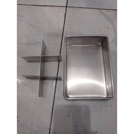 Brownie skat pan mold, contents 6, size 15x10x4,/ skat pan, sponge cake mold,/ skat