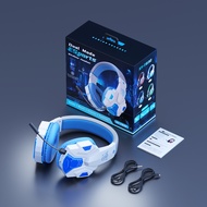 RGB บลูทูธไร้สาย หูฟังเกมมิ่ง Gaming Headset มีไมโครโฟน ลดเสียงรบกวนและสเตอริโอรอบทิศทาง For PC Lapt