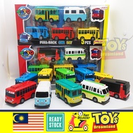Premium 5pcs Bas Tayo Tayo The Little Bus Pull Back Toy Set