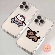 Hello Kitty Couple Phone Case For Vivo iQOO Z9 Turbo+ Z9X Z8 Z8X Z7X Z7i Z6 Z6X Z5 Z3 Z1 Z1X U5X U5 