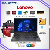 Lenovo 14" Thinkpad E14 Gen 4 AMD Ryzen 5-5625U 8GB 512GB W11H 3Y Onsite - 21EB004NMY
