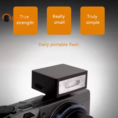 Mini Hot Shoe Rechargeable Miniature Camera Macro Xenon Flash For Mirrorless Digital Camera A7C DLUX