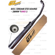 100% ORIGINAL GL EXHAUST 28MM EX5 STANDARD SOUND BACK PRESSURE