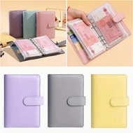 12pcs A6 Binder Planner Notebook 6 Holes Binder Pocket Storage Cash Envelope Bills Binder Zip Folder