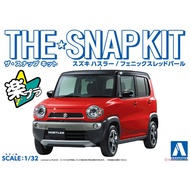 AOSHIMA 1/32 SNAP KIT Suzuki Hustler Phoenix Red Pearl