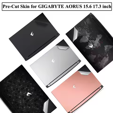 Pre-Cut Anti Scratch Cover Skin Sticker for GIGABYTE 15.6 17.3 inch AORUS 15 15P WB KB 15G KC AORUS 