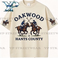 Beverly Hills Racing Fans Oversized Streetwear Casual T-shirt Equestrian Lovers Daily Top 7