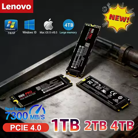 Lenovo 980Pro/990Pro M2 SSD portable high-speed solid state drive MLC 1TB 2TB 4TB 7400MB/s suitable 