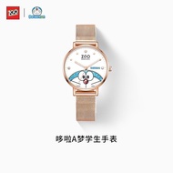 Zhenggang x Doraemon Co-Branded Watch Female Niche Mori Style Simple Classy Ladies Girls Fashion Qua