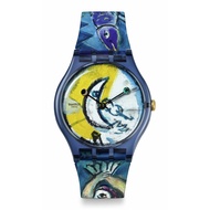 นาฬิกา Swatch  Originals CHAGALLS BLUE CIRCUS SUOZ365