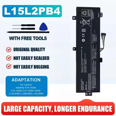 L15L2PB4 Battery for Lenovo IdeaPad 510-15ISK 510-15IKB 310-15ABR 310-15IKB 310-15ISK Series L15L2PB