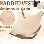 S28A S-3XL Minimalis Lancar Bra Empuk Tanpa Gesper Pengikat Dada Tomboy Kacak T Wanita Bra Super Rat