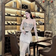 ĐẦM BODY THIẾT KẾ ĐÍNH ĐÁ SANG TRỌNG NHÀ KT CLOTHING