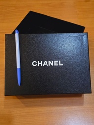 Chanel 香奈兒 小香 名牌精品配件 包裝盒 紙盒 收納盒 黑盒 23cm*17cm