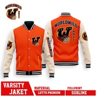 WORLDWIDE MLB PREMIUM BASEBALL SERIES VARSITY TEAM JACKET