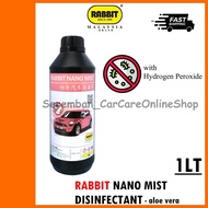 RABBIT NANO MIST DISINFECTANT - aloe vera - 1Lt - nano fog solution / nano mist fog solution 1Litre 