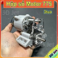 3-wind mica gear reduction Gearbox motor 775, Gearbox, Mica Gearbox Vs1 metal gear, hop so 775, hs, 
