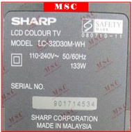 Sharp TV LC-32D30M Refurbish Spare Parts Main Board Power Board AV Board