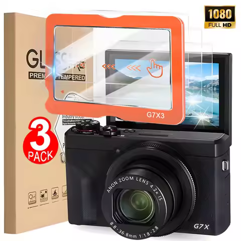 9H Easy to install Tempered Glass For Canon PowerShot G7X Mark III/G7 X 3/G7X II 2 Camera LCD Displa