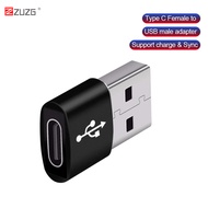 ZUZG USB Male to USB Type C Female Cable OTG Adapter Converter for PC Notebook Type-c Female to USB 