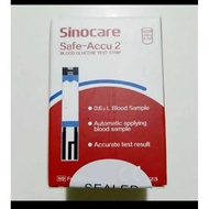 Strips sinocare safe accu. 2 glucometer strips sugar test