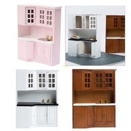 youn Dollhouses Kitchen Cabinet 1 12 Scale Miniature Furniture for Kitchen Room Decors