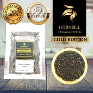 [Top Grade] Hornbill Sarawak black pepper peppercorn gold edition/ lada hitam Sarawak / 特等砂拉越黑胡椒颗粒 / 100g / 500g