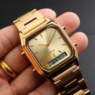 Men Fashion Casual Dual Movement Multifunction Digital Watch Sport Gift AQ-230A-1D