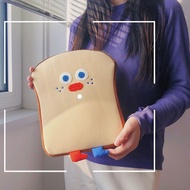 GP3 10/11/13 inch laptop bag Korean ins toast design cartoon embroidery computer tablet liner bag st