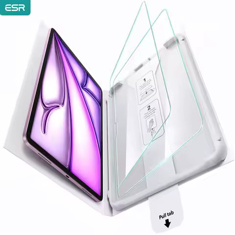 ESR 2Pack Screen Protector for iPad Air 13/11( 2024/2025) Tempered Glass Film with Application Tray 