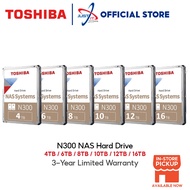 TOSHIBA N300 NAS Hard Drive (4TB / 6TB / 8TB / 10TB / 12TB / 14TB / 16TB / 3.5" / 7200rpm)