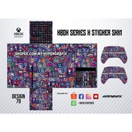 XBOX SERIES X  STICKER SKIN COLOUR DESIGN 79