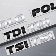 ABS For TSI TDI Logo 6R 6N 6N2 6C 9N 9N3 MK5 MK6 Passat Touran GTD Car Trunk 3D Emblem Rear Body Bad