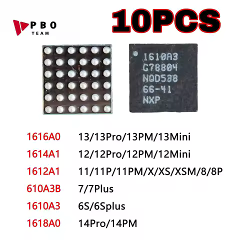 10PCS 1612A1 1616A0 610A3B 1614A1 1610A3 1618A0 Tristar USB U2 Charging IC for iPhone 7 8 X XS XR XS