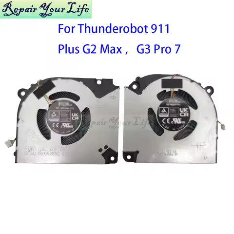 CPU GPU Cooling Fan For Thunderobot 911 Plus G2 Max JT009Z00CRU 911 Plus G3 Pro 7 JT009S00BRU JT009R