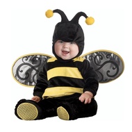 Bee Costume For Baby Boy Girl Halloween Animal Cosplay Clothes Anime Suit Funny Onesie Kigurumis Fes