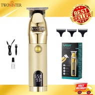 VGR by Twosister ปัตตาเลื่ยนตัดผม กันขอบแบบไร้สาย VGR 275