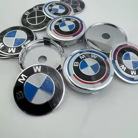 4pcs 60MM 68MM 50th Anniversary Car Wheel Hub Center Cap Cover For BMW M E46 X1 X2 X3 X4 X5 X6 F48 G