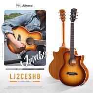 Alvarez LJ2CESHB 3/4 Color Acoustic-Electric Guitar "Shadowburst" Top Solid Spec (Sitka Spruce/Mahog