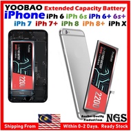 ORIGINAL YOOBAO Extended Capacity Battery Compatible For iPhone 6 / iPhone 6s / iPhone 6 Plus / iPho