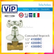 VIP 1/2" 3/4" 1" 4100BC 4200BC 4300BC Stopcock Replacement Valve 18mm+-